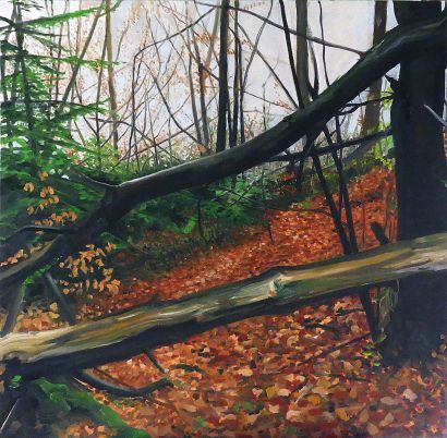 I am roe deer - a Paintings Artwork by Belaubre Yves